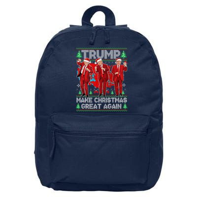 Funny Trump Dance Make Christmas Great Again Trump Christmas 16 in Basic Backpack