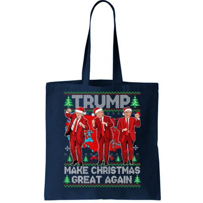 Funny Trump Dance Make Christmas Great Again Trump Christmas Tote Bag