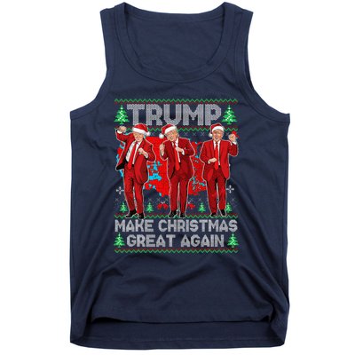 Funny Trump Dance Make Christmas Great Again Trump Christmas Tank Top