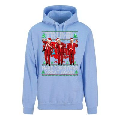 Funny Trump Dance Make Christmas Great Again Trump Christmas Unisex Surf Hoodie