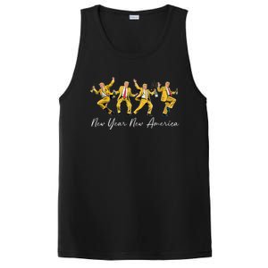 Funny Trump Dance New Year Eve Trump New Year Party 2025 PosiCharge Competitor Tank