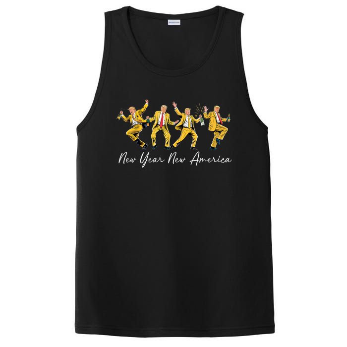 Funny Trump Dance New Year Eve Trump New Year Party 2025 PosiCharge Competitor Tank