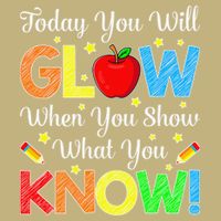 Funny Test Day Mode On Teacher Testing Day Glow You Know Mousepad