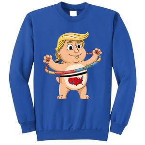 Funny Trump Dancer Hula Hooper Trump Won 24 Hula Hoop Fu 47 Sweatshirt