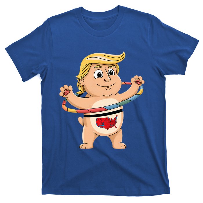 Funny Trump Dancer Hula Hooper Trump Won 24 Hula Hoop Fu 47 T-Shirt