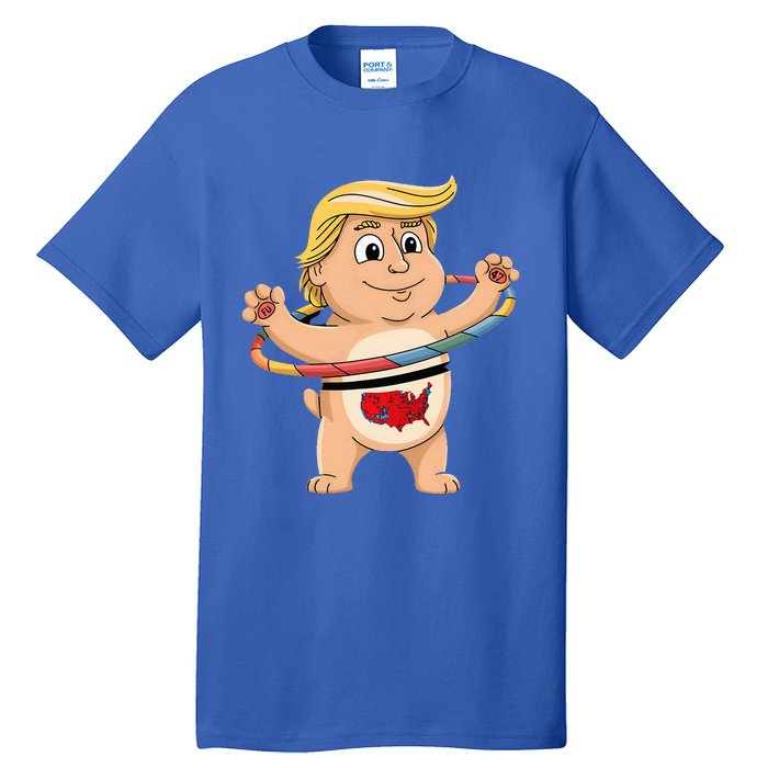 Funny Trump Dancer Hula Hooper Trump Won 24 Hula Hoop Fu 47 Tall T-Shirt