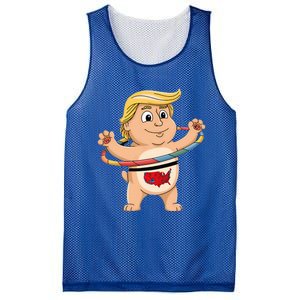 Funny Trump Dancer Hula Hooper Trump Won 24 Hula Hoop Fu 47 Mesh Reversible Basketball Jersey Tank