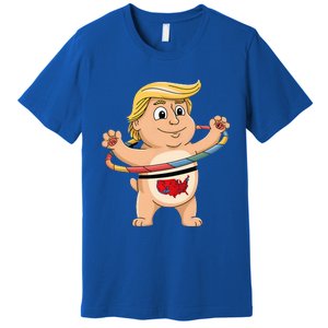 Funny Trump Dancer Hula Hooper Trump Won 24 Hula Hoop Fu 47 Premium T-Shirt