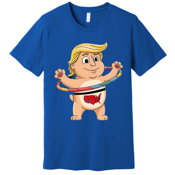 Funny Trump Dancer Hula Hooper Trump Won 24 Hula Hoop Fu 47 Premium T-Shirt