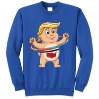 Funny Trump Dancer Hula Hooper Trump Won 24 Hula Hoop Fu 47 Tall Sweatshirt