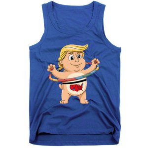 Funny Trump Dancer Hula Hooper Trump Won 24 Hula Hoop Fu 47 Tank Top