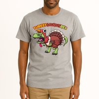 Funny Turkeysaurusrex Dinosaur In Turkey Costume Tall T-Shirt