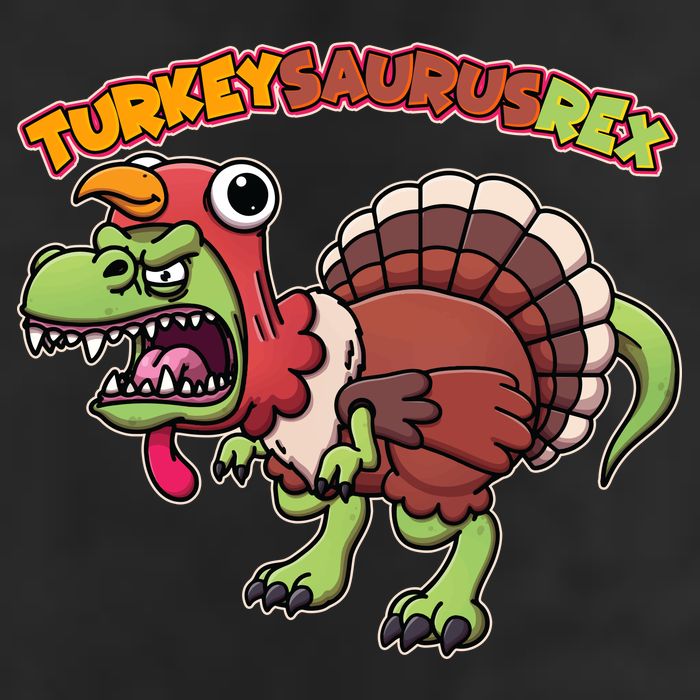 Funny Turkeysaurusrex Dinosaur In Turkey Costume Cool Comfort Performance Bucket Hat