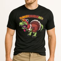 Funny Turkeysaurusrex Dinosaur In Turkey Costume Cooling Performance Crew T-Shirt