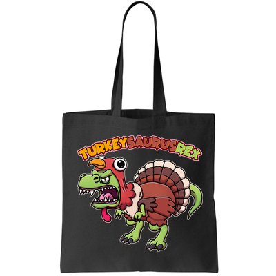 Funny Turkeysaurusrex Dinosaur In Turkey Costume Bag