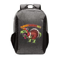 Funny Turkeysaurusrex Dinosaur In Turkey Costume Vector Backpack