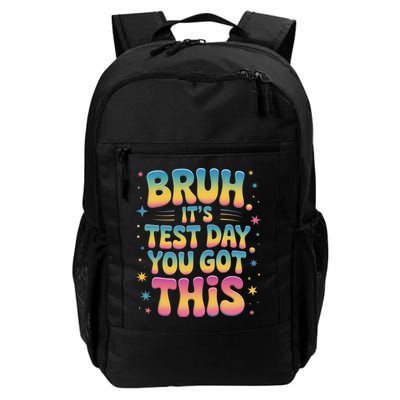 Funny Testing Day 2025 Quote Cool Test Day 2025 Teacher Backpack