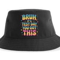 Funny Testing Day 2025 Quote Cool Test Day 2025 Teacher Sustainable Bucket Hat