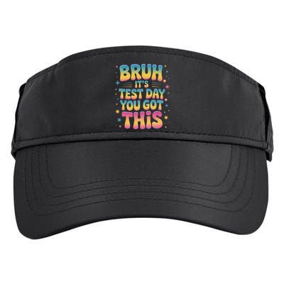 Funny Testing Day 2025 Quote Cool Test Day 2025 Teacher Adult Drive Performance Visor