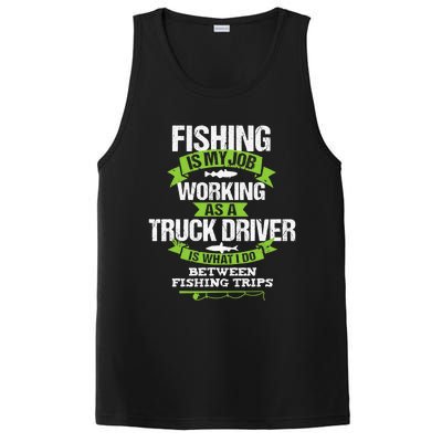 Funny Truck Driver Gift Fisherman Trucker PosiCharge Competitor Tank