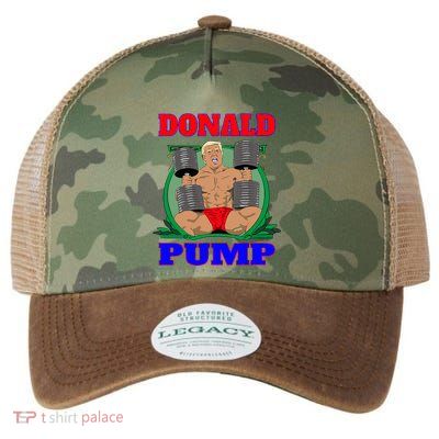 Funny Trump Donald Pump Gym Legacy Tie Dye Trucker Hat