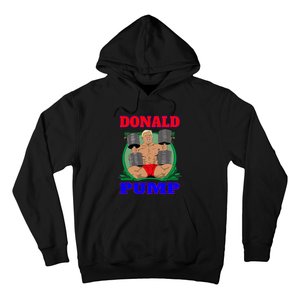 Funny Trump Donald Pump Gym Hoodie