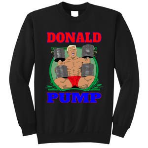 Funny Trump Donald Pump Gym Sweatshirt