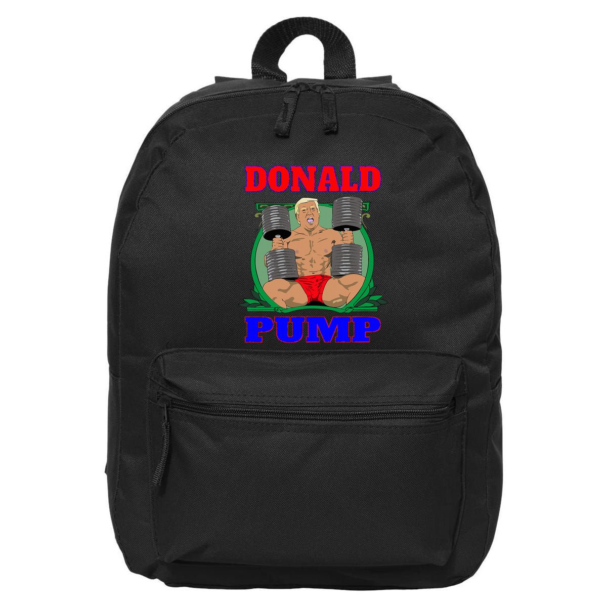 Funny Trump Donald Pump Gym 16 in Basic Backpack