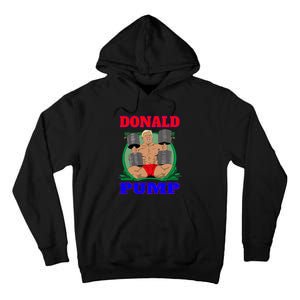 Funny Trump Donald Pump Gym Tall Hoodie