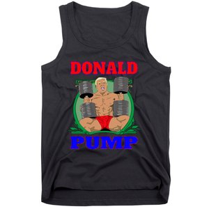 Funny Trump Donald Pump Gym Tank Top