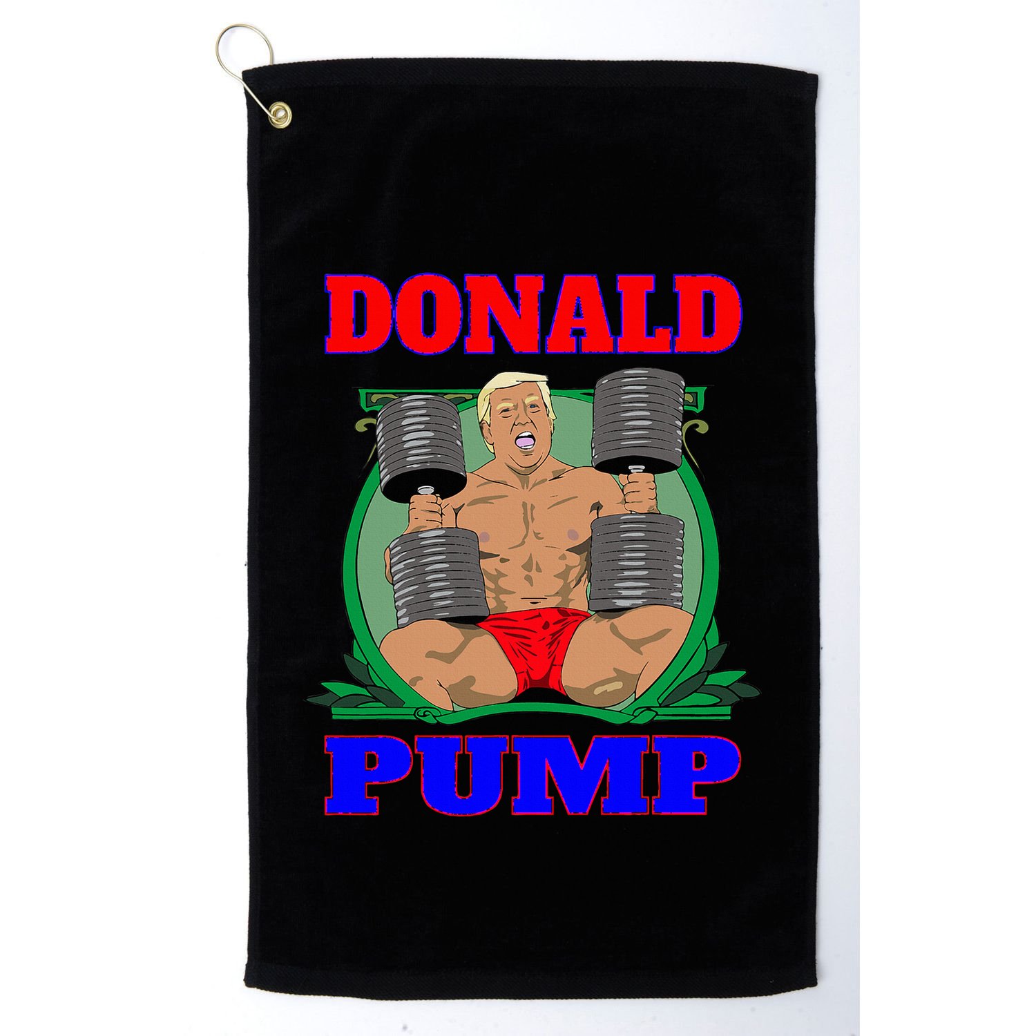 Funny Trump Donald Pump Gym Golf Towel