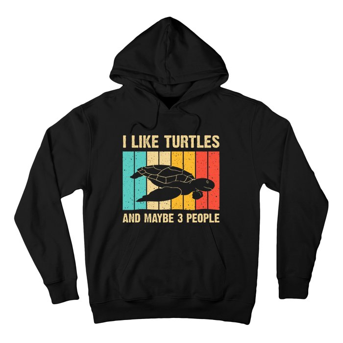 Funny Turtle Design Sea Turtle Lover Hoodie