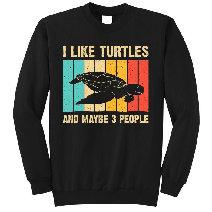 Funny Turtle Design Sea Turtle Lover Sweatshirt