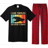 Funny Turtle Design Sea Turtle Lover Pajama Set