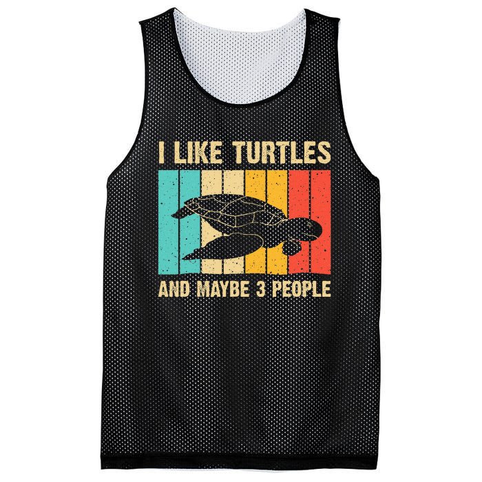 Funny Turtle Design Sea Turtle Lover Mesh Reversible Basketball Jersey Tank