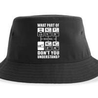 Funny Trucker Design Big Rig Trucker Truck Drive Sustainable Bucket Hat