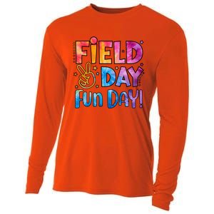 Funny Tie Dye Field Day Fun Day For Teacher Field Day Meaningful Gift Cooling Performance Long Sleeve Crew