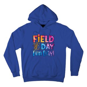 Funny Tie Dye Field Day Fun Day For Teacher Field Day Meaningful Gift Hoodie