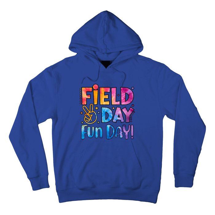 Funny Tie Dye Field Day Fun Day For Teacher Field Day Meaningful Gift Hoodie