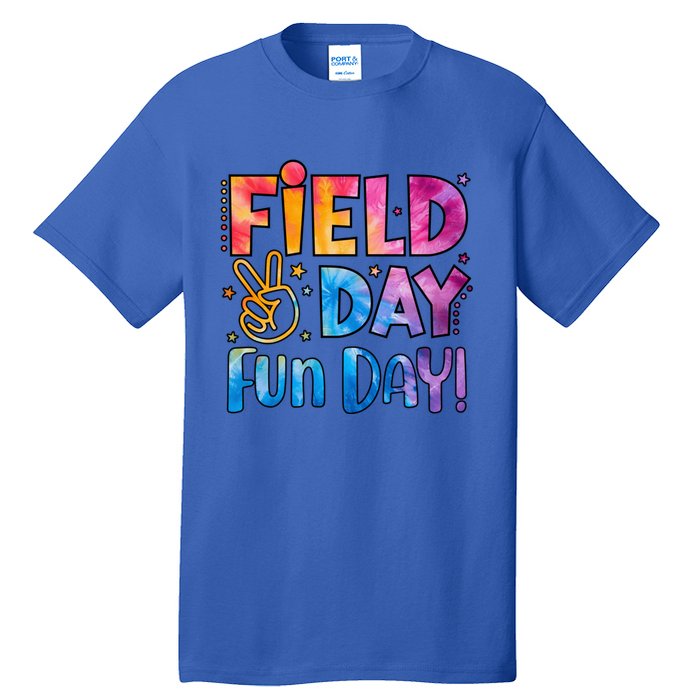 Funny Tie Dye Field Day Fun Day For Teacher Field Day Meaningful Gift Tall T-Shirt