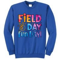 Funny Tie Dye Field Day Fun Day For Teacher Field Day Meaningful Gift Tall Sweatshirt