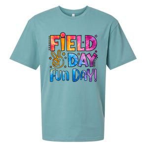 Funny Tie Dye Field Day Fun Day For Teacher Field Day Meaningful Gift Sueded Cloud Jersey T-Shirt