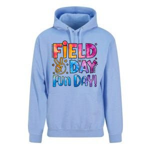 Funny Tie Dye Field Day Fun Day For Teacher Field Day Meaningful Gift Unisex Surf Hoodie