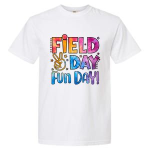 Funny Tie Dye Field Day Fun Day For Teacher Field Day Meaningful Gift Garment-Dyed Heavyweight T-Shirt