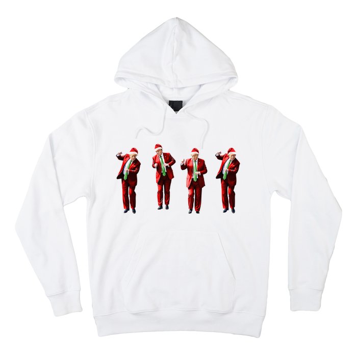 Funny Trump Dance Santa Claus Christmas Xmas Pajamas Holiday Hoodie