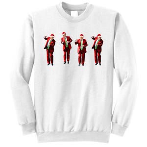 Funny Trump Dance Santa Claus Christmas Xmas Pajamas Holiday Sweatshirt