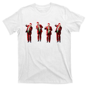 Funny Trump Dance Santa Claus Christmas Xmas Pajamas Holiday T-Shirt