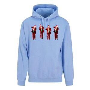 Funny Trump Dance Santa Claus Christmas Xmas Pajamas Holiday Unisex Surf Hoodie