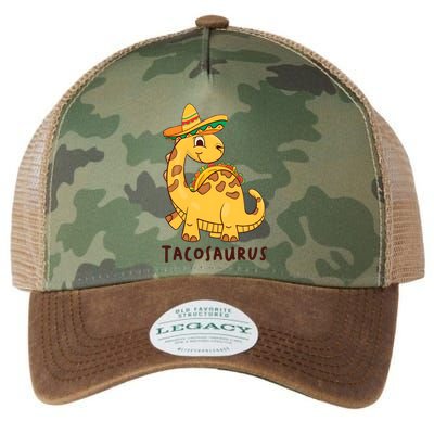 Funny Taco Dinosaur Tacosaurus Cinco De Mayo Legacy Tie Dye Trucker Hat