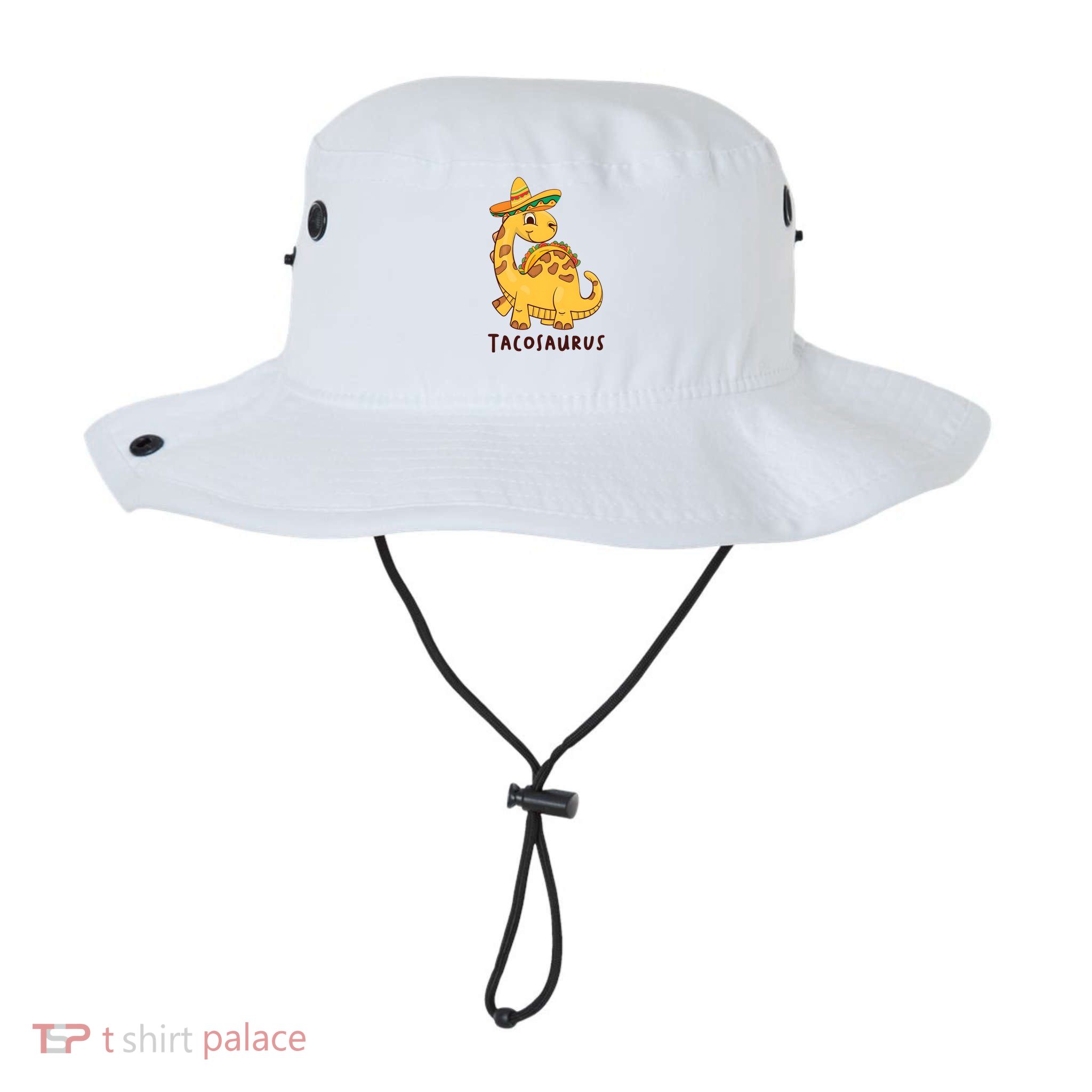 Funny Taco Dinosaur Tacosaurus Cinco De Mayo Bucket Hat